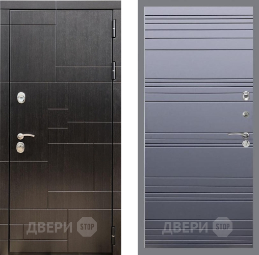 Входная металлическая Дверь Рекс (REX) 20 Line Силк титан в Апрелевке