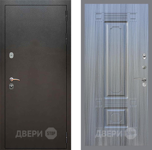 Входная металлическая Дверь Рекс (REX) 5 Серебро Антик FL-2 Сандал грей в Апрелевке