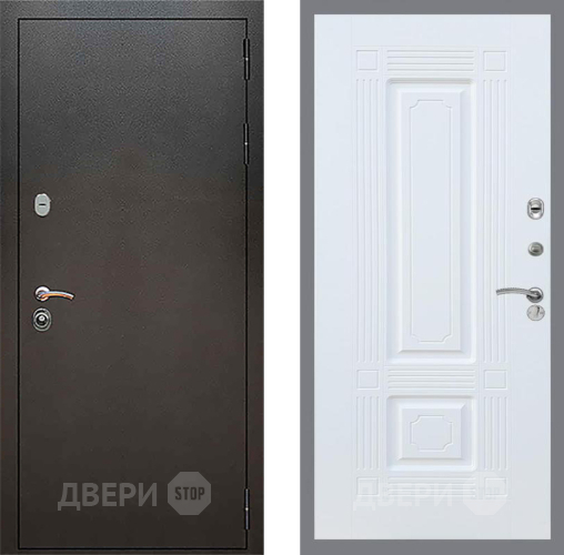 Дверь Рекс (REX) 5 Серебро Антик FL-2 Силк Сноу в Апрелевке
