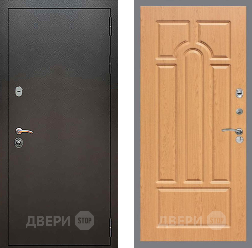 Входная металлическая Дверь Рекс (REX) 5 Серебро Антик FL-58 Дуб в Апрелевке