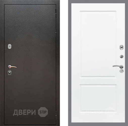 Входная металлическая Дверь Рекс (REX) 5 Серебро Антик FL-117 Силк Сноу в Апрелевке