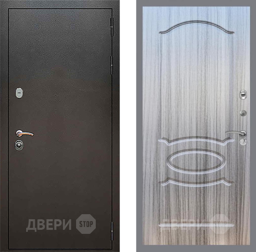 Входная металлическая Дверь Рекс (REX) 5 Серебро Антик FL-128 Сандал грей в Апрелевке