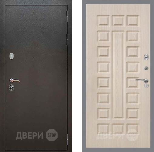 Входная металлическая Дверь Рекс (REX) 5 Серебро Антик FL-183 Беленый дуб в Апрелевке
