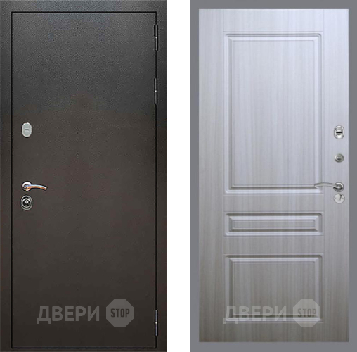 Входная металлическая Дверь Рекс (REX) 5 Серебро Антик FL-243 Сандал белый в Апрелевке