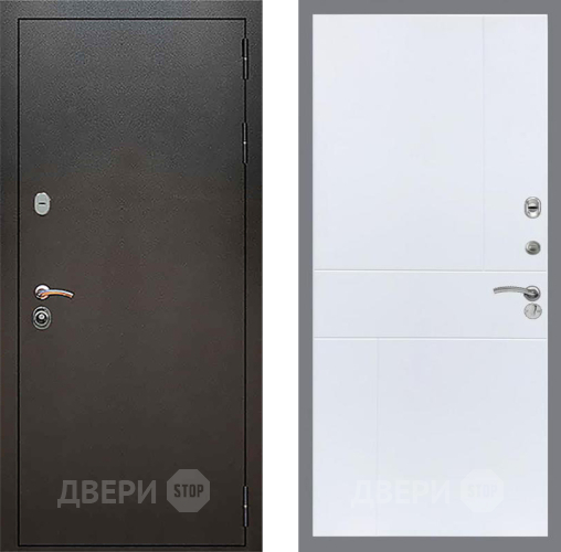 Дверь Рекс (REX) 5 Серебро Антик FL-290 Силк Сноу в Апрелевке