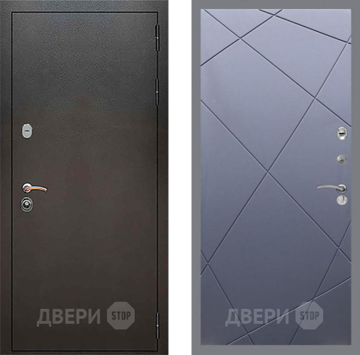 Входная металлическая Дверь Рекс (REX) 5 Серебро Антик FL-291 Силк титан в Апрелевке