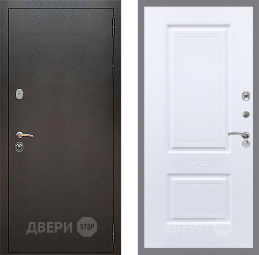 Входная металлическая Дверь Рекс (REX) 5 Серебро Антик Смальта Силк Сноу в Апрелевке