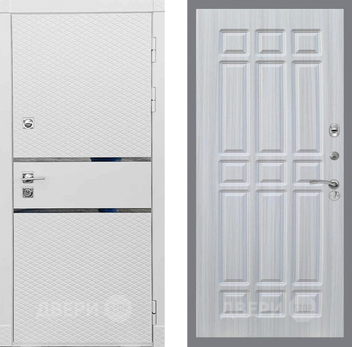 Входная металлическая Дверь Рекс (REX) 15 Силк Сноу FL-33 Сандал белый в Апрелевке