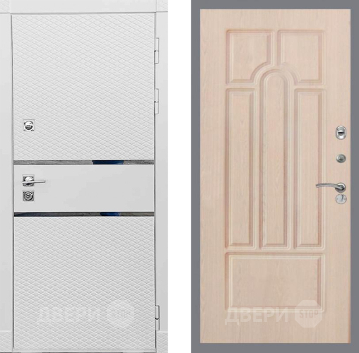 Входная металлическая Дверь Рекс (REX) 15 Силк Сноу FL-58 Беленый дуб в Апрелевке