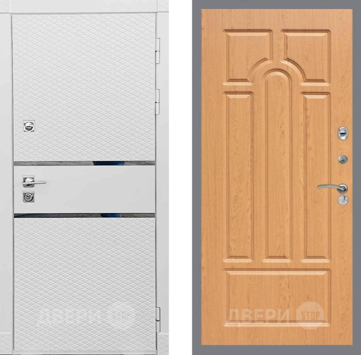 Входная металлическая Дверь Рекс (REX) 15 Силк Сноу FL-58 Дуб в Апрелевке