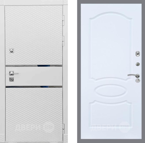 Входная металлическая Дверь Рекс (REX) 15 Силк Сноу FL-128 Силк Сноу в Апрелевке