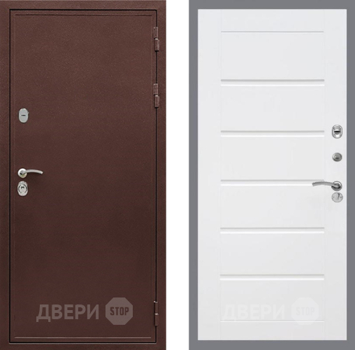 Входная металлическая Дверь Рекс (REX) 5А Сити Белый ясень в Апрелевке