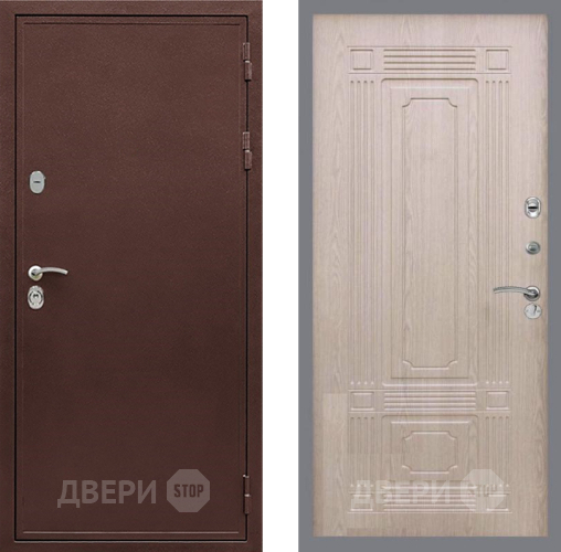 Входная металлическая Дверь Рекс (REX) 5А FL-2 Беленый дуб в Апрелевке