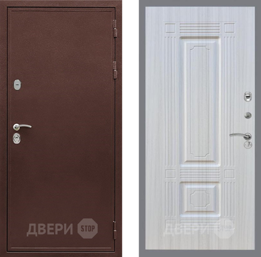 Входная металлическая Дверь Рекс (REX) 5А FL-2 Сандал белый в Апрелевке