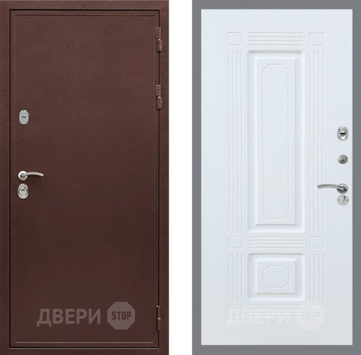 Входная металлическая Дверь Рекс (REX) 5А FL-2 Силк Сноу в Апрелевке