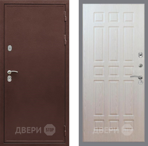 Входная металлическая Дверь Рекс (REX) 5А FL-33 Беленый дуб в Апрелевке
