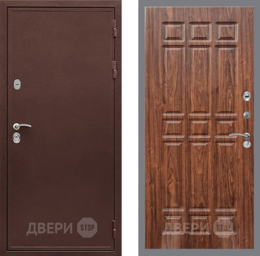 Входная металлическая Дверь Рекс (REX) 5А FL-33 орех тисненый в Апрелевке