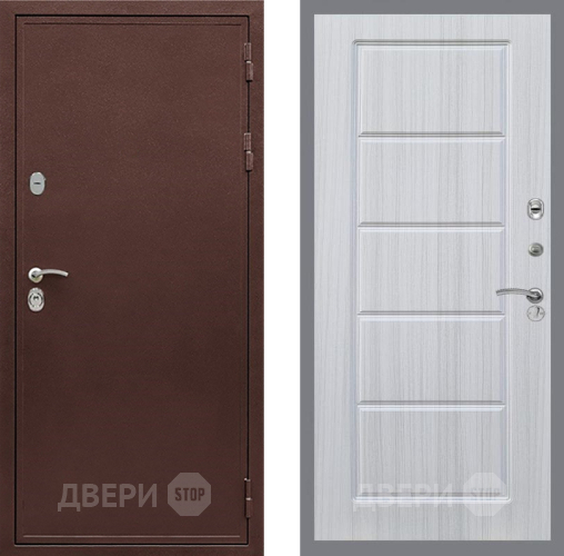 Входная металлическая Дверь Рекс (REX) 5А FL-39 Сандал белый в Апрелевке