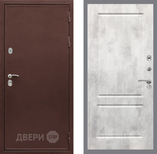 Входная металлическая Дверь Рекс (REX) 5А FL-117 Бетон светлый в Апрелевке