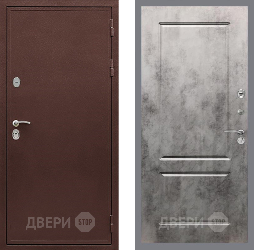 Входная металлическая Дверь Рекс (REX) 5А FL-117 Бетон темный в Апрелевке