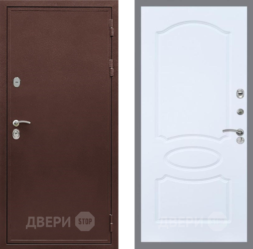 Входная металлическая Дверь Рекс (REX) 5А FL-128 Силк Сноу в Апрелевке