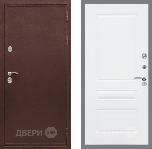 Входная металлическая Дверь Рекс (REX) 5А FL-243 Силк Сноу в Апрелевке