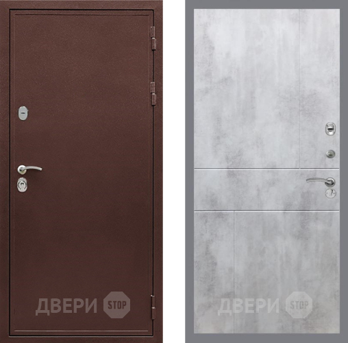 Входная металлическая Дверь Рекс (REX) 5А FL-290 Бетон светлый в Апрелевке