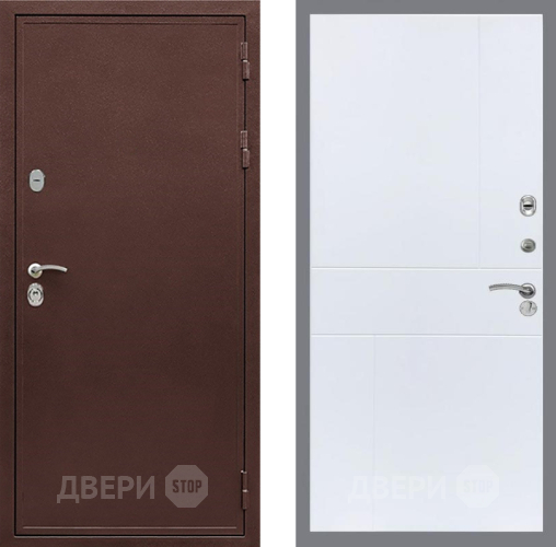 Входная металлическая Дверь Рекс (REX) 5А FL-290 Силк Сноу в Апрелевке