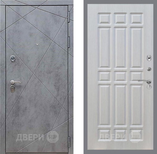Входная металлическая Дверь Рекс (REX) 13 Бетон Темный FL-33 Лиственница беж в Апрелевке