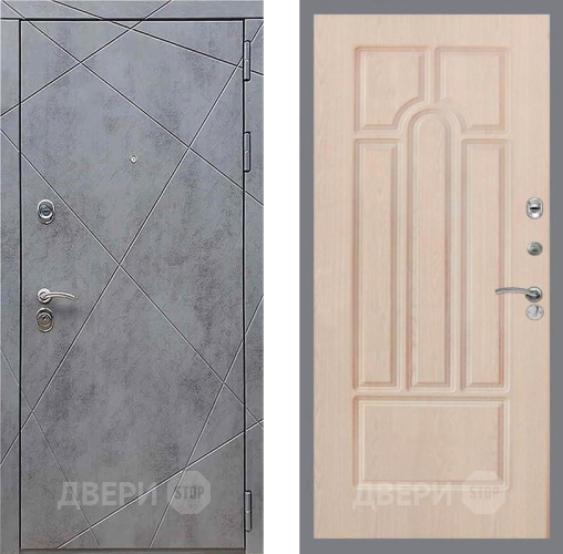 Входная металлическая Дверь Рекс (REX) 13 Бетон Темный FL-58 Беленый дуб в Апрелевке