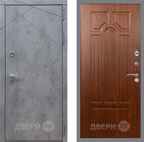 Входная металлическая Дверь Рекс (REX) 13 Бетон Темный FL-58 Морёная берёза в Апрелевке