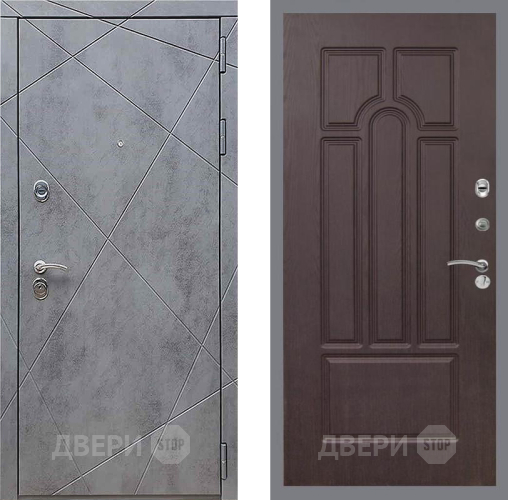 Входная металлическая Дверь Рекс (REX) 13 Бетон Темный FL-58 Венге в Апрелевке