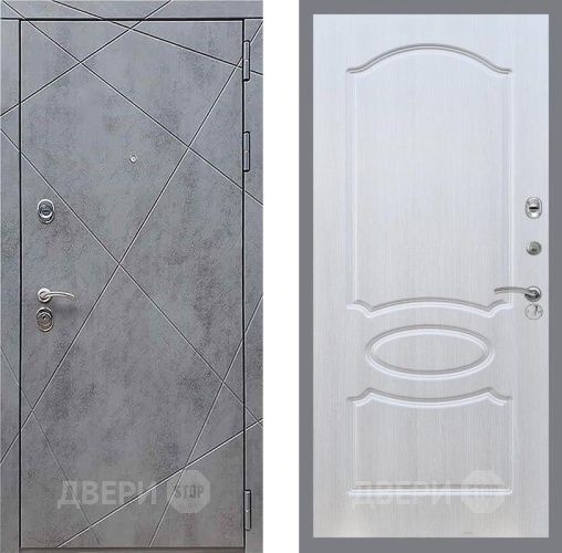 Входная металлическая Дверь Рекс (REX) 13 Бетон Темный FL-128 Лиственница беж в Апрелевке