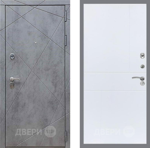 Входная металлическая Дверь Рекс (REX) 13 Бетон Темный FL-290 Силк Сноу в Апрелевке