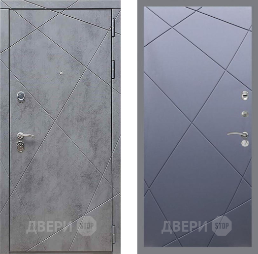 Входная металлическая Дверь Рекс (REX) 13 Бетон Темный FL-291 Силк титан в Апрелевке