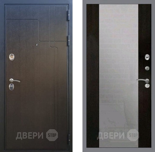 Входная металлическая Дверь Рекс (REX) Премиум-246 СБ-16 Зеркало Венге в Апрелевке
