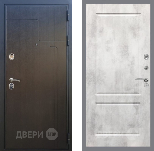 Входная металлическая Дверь Рекс (REX) Премиум-246 FL-117 Бетон светлый в Апрелевке