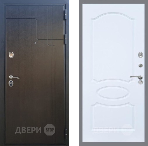 Входная металлическая Дверь Рекс (REX) Премиум-246 FL-128 Силк Сноу в Апрелевке