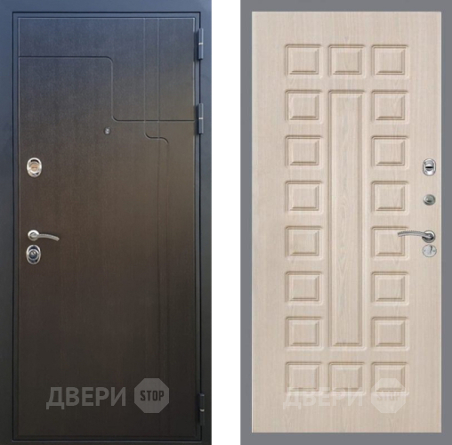 Входная металлическая Дверь Рекс (REX) Премиум-246 FL-183 Беленый дуб в Апрелевке