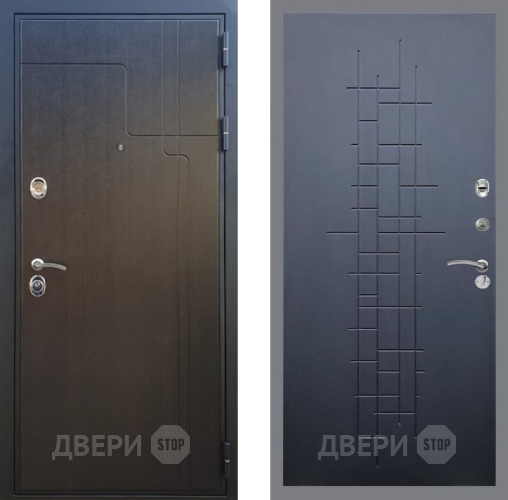Входная металлическая Дверь Рекс (REX) Премиум-246 FL-289 Ясень черный в Апрелевке
