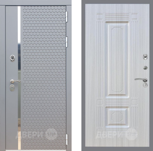 Входная металлическая Дверь Рекс (REX) 24 FL-2 Сандал белый в Апрелевке