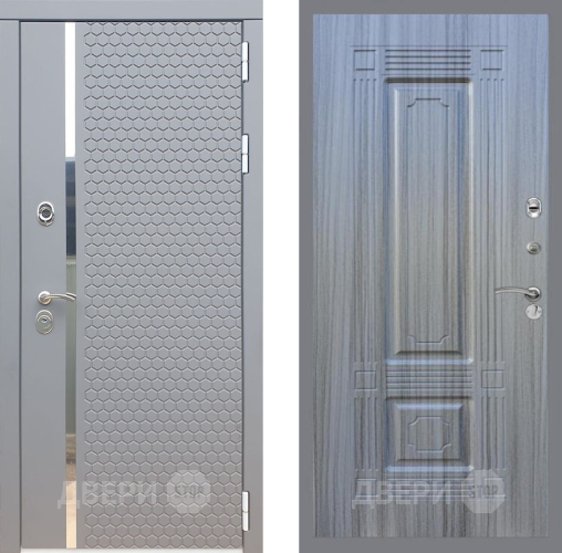 Входная металлическая Дверь Рекс (REX) 24 FL-2 Сандал грей в Апрелевке
