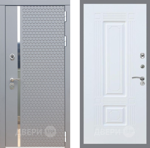 Входная металлическая Дверь Рекс (REX) 24 FL-2 Силк Сноу в Апрелевке