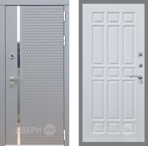 Входная металлическая Дверь Рекс (REX) 24 FL-33 Белый ясень в Апрелевке