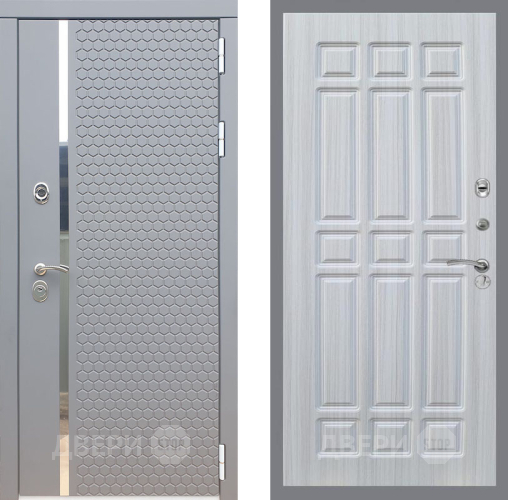 Входная металлическая Дверь Рекс (REX) 24 FL-33 Сандал белый в Апрелевке