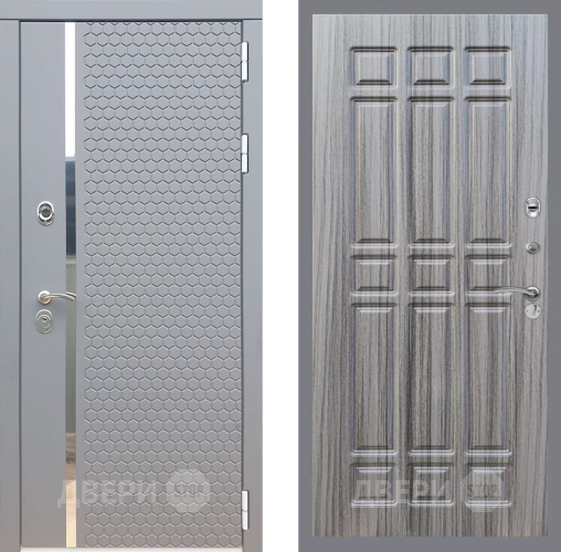 Входная металлическая Дверь Рекс (REX) 24 FL-33 Сандал грей в Апрелевке