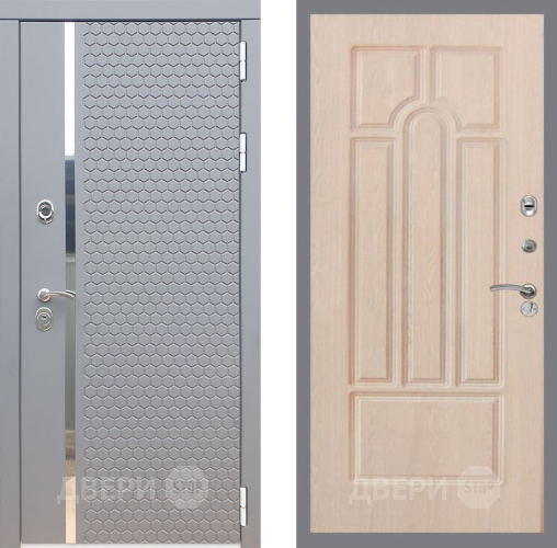 Входная металлическая Дверь Рекс (REX) 24 FL-58 Беленый дуб в Апрелевке