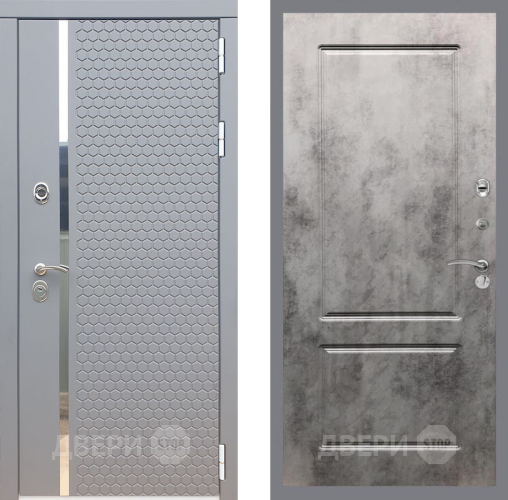 Входная металлическая Дверь Рекс (REX) 24 FL-117 Бетон темный в Апрелевке