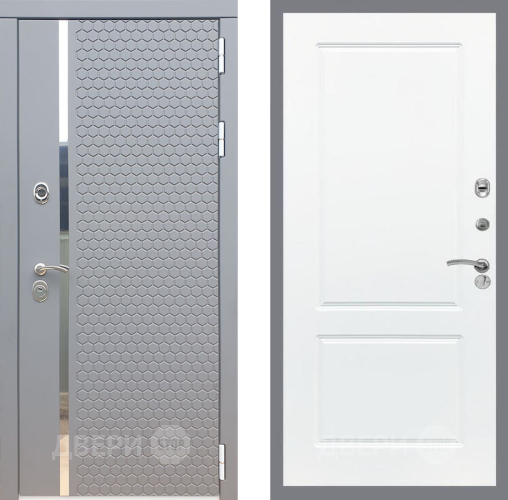 Входная металлическая Дверь Рекс (REX) 24 FL-117 Силк Сноу в Апрелевке