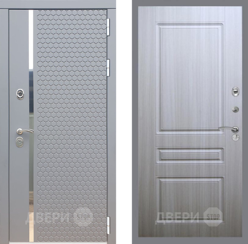 Входная металлическая Дверь Рекс (REX) 24 FL-243 Сандал белый в Апрелевке